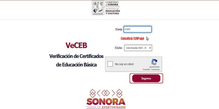 Lee más sobre el artículo Certificado de secundaria Sonora