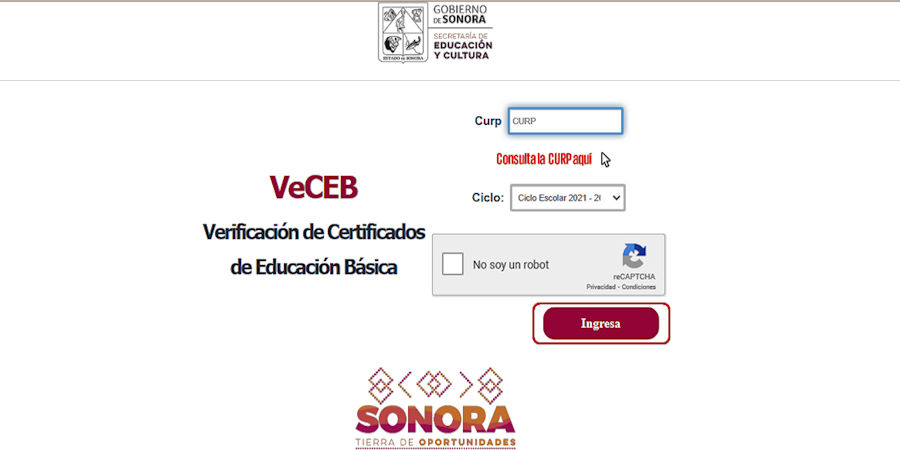 Certificado de secundaria Sonora - Educatrami